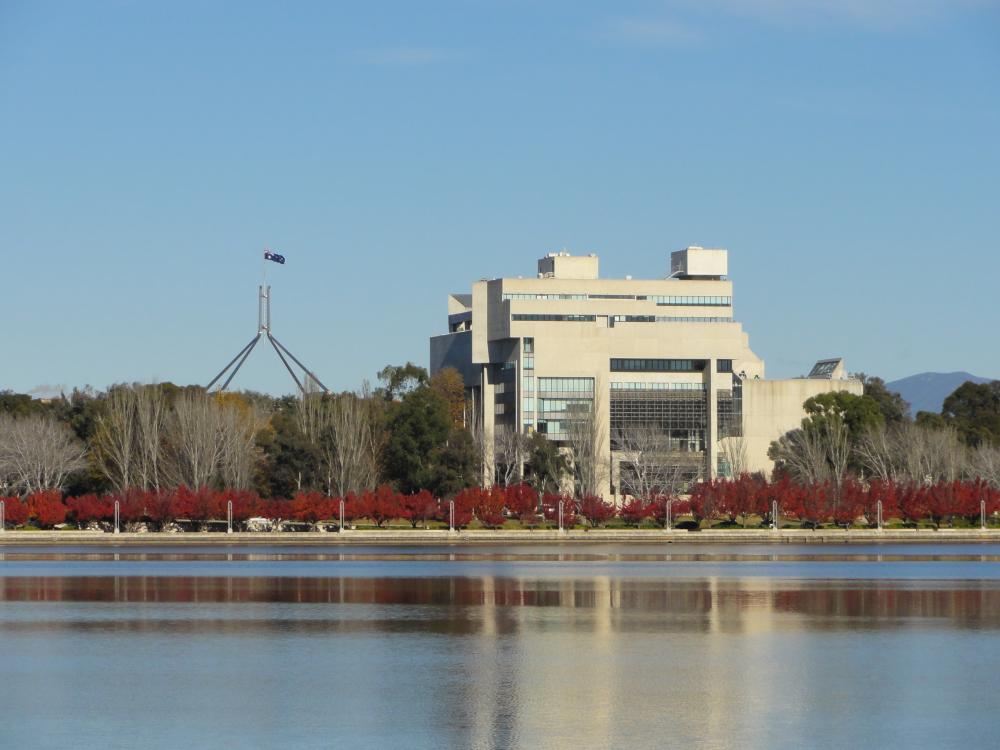 High Court of Australia across Lake Burley Griffin