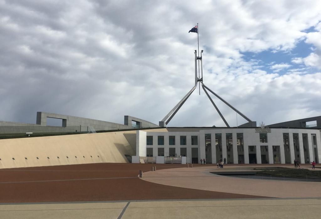Parliament House, Canberra (photograph by Olivia Ronan)