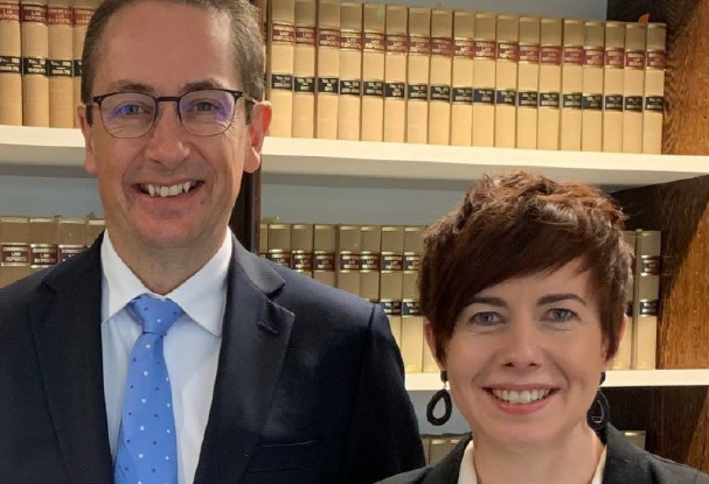 Chris Bleby and Kelly Scott